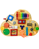 Painel Montessori Nuvem | Estímulo Sensorial & Criatividade