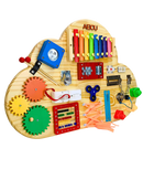 Painel Montessori Nuvem | Estímulo Sensorial & Criatividade